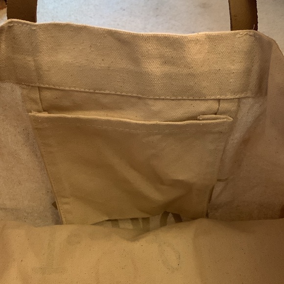 NWT Teach Love Inspire teacher heavy canvas tote bag - Picture 3 of 4